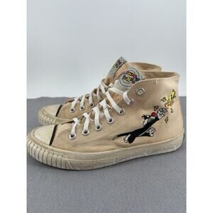 Rare Vintage Keds 90’s Looney Tunes High-Top Canvas Sneakers Shoes Womens Size 8